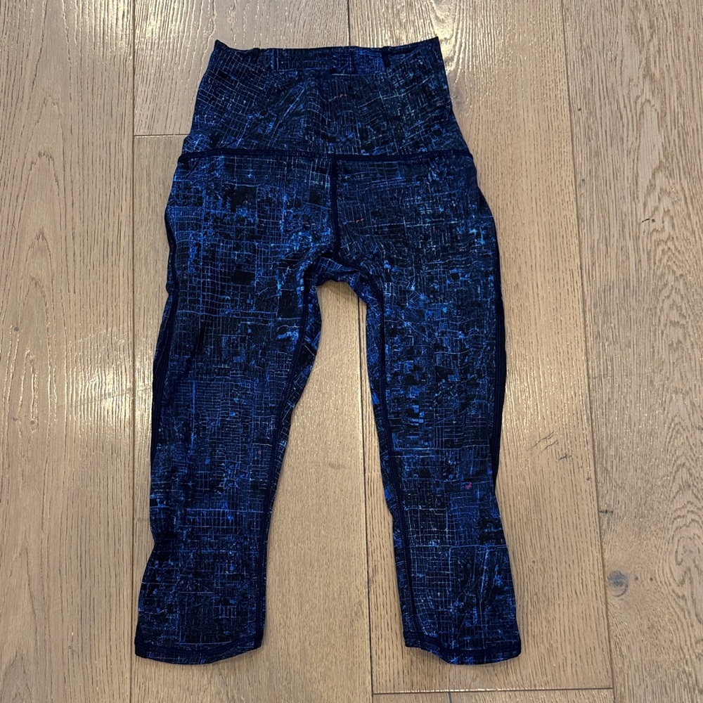 lululemon athletica Kids Patterned Navy Leggings